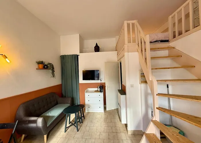 Daire Cosy Avec Mezzanine Et Parking Proche Centre